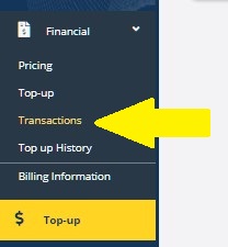 FloppySend - How to top-up my account?