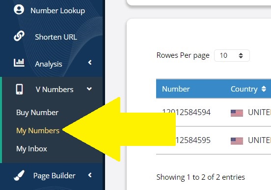 FloppySend - Check My Virtual Numbers