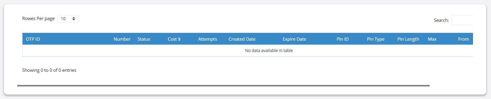 FloppySend - Check OTP Log